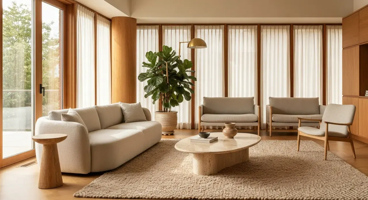 Organic Modern woonkamer