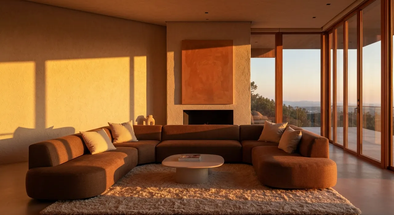 Organic Modern Woonkamer - stijlvol hoekje