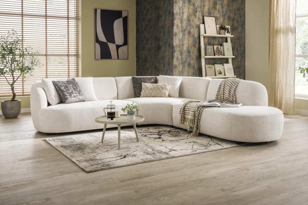 Organic Modern Woonkamer - sfeervolle woonkamer 6