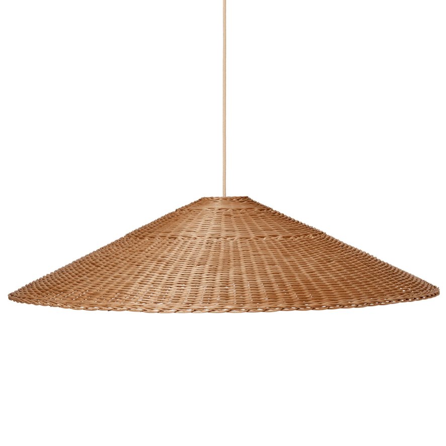 ferm LIVING Hourglass hanglamp rotan