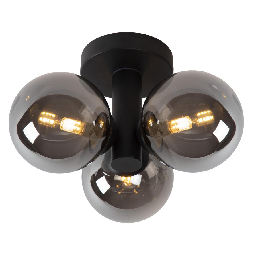 Glas-in-lood badkamerlamp plafond waterlelie