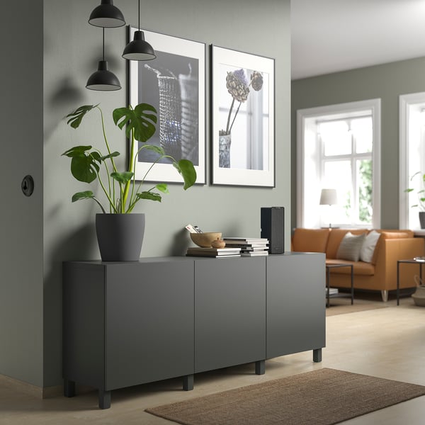 IKEA Bestå opbergkast betonlook front