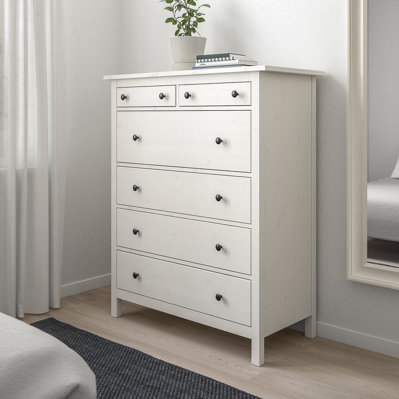 IKEA HEMNES ladekast wit