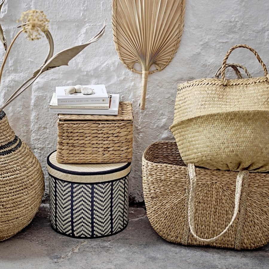 HKliving Ribbed Opbergmand