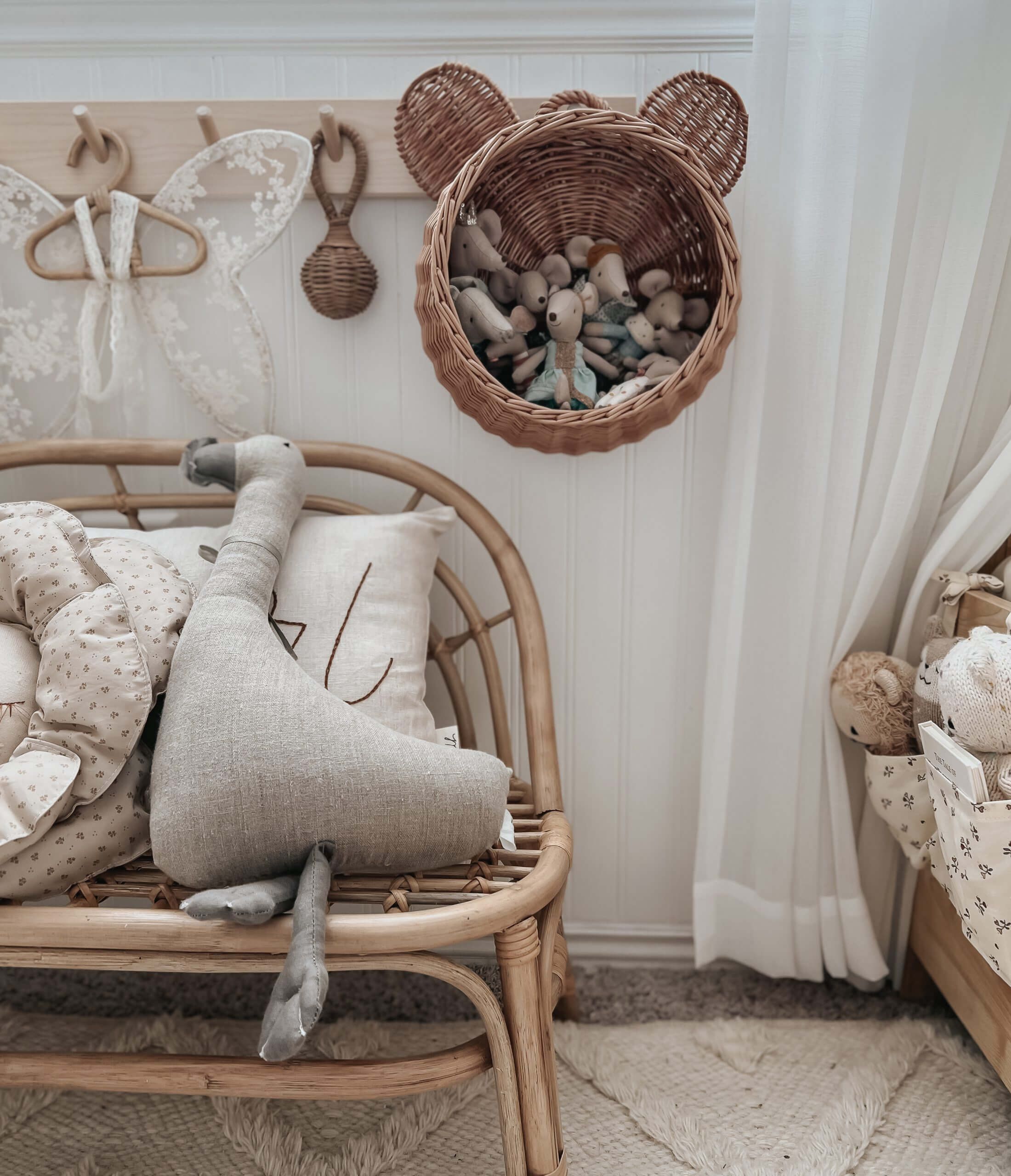 HKliving rotan opbergmand