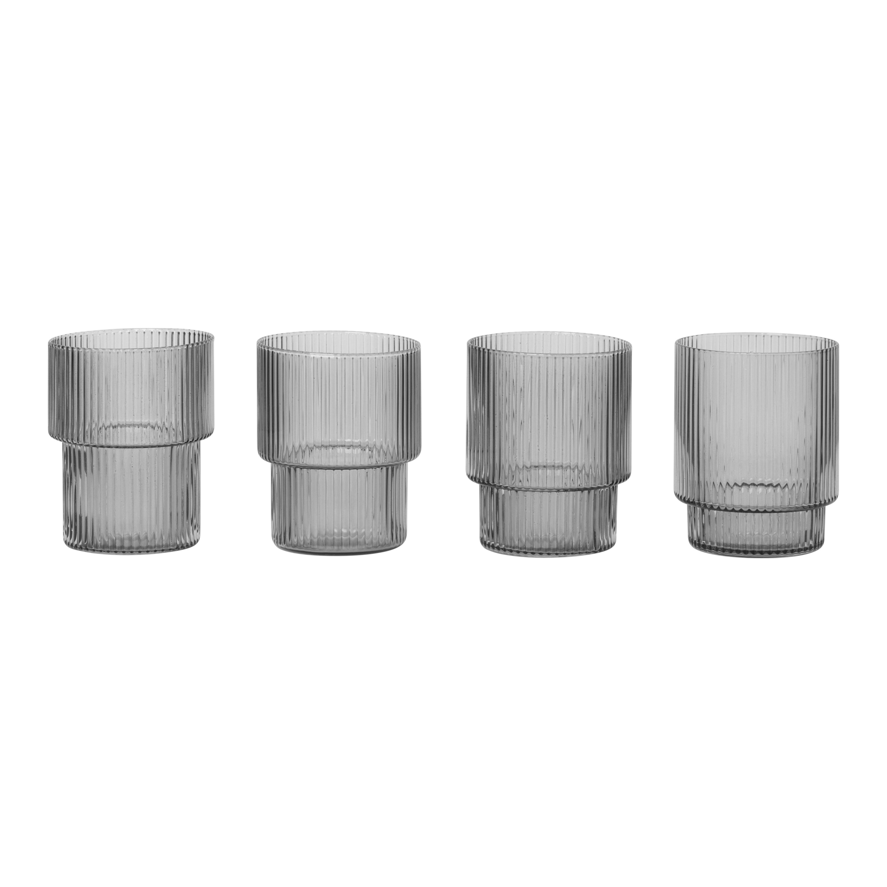 ferm LIVING Ripple drinkglazen set