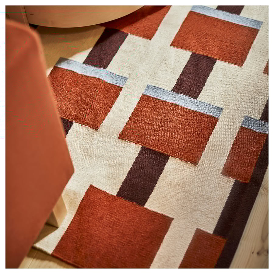 Wollen Vloerkleed Geometrisch Patroon