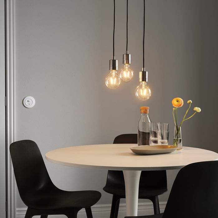 IKEA SKAFTET hanglamp met stoffen kap