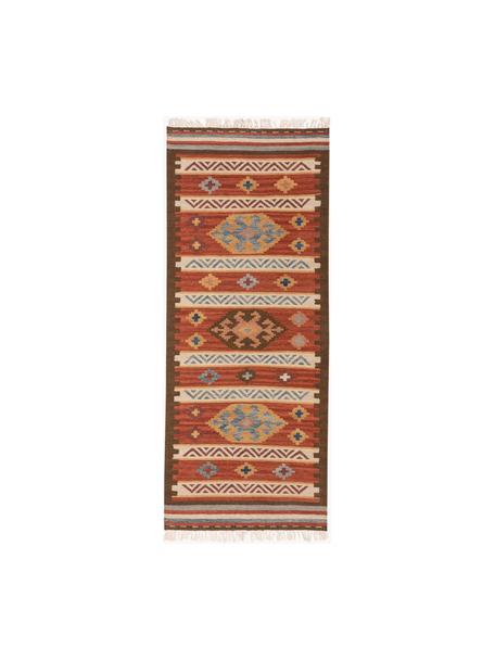 Handgeweven Vintage Kelim Loper Turkse Kilim