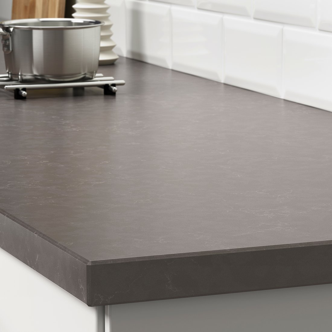 Composiet Werkblad 'Cloudy Grey' Gezoet