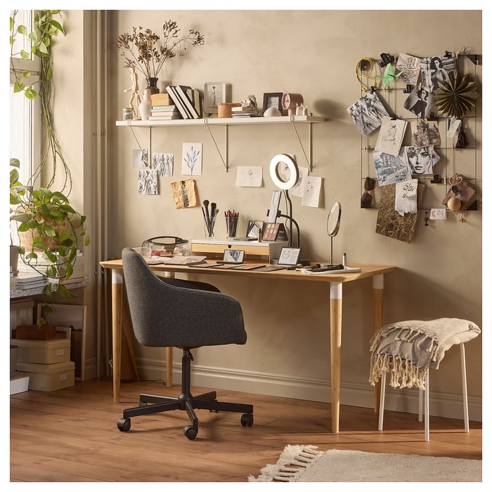 IKEA HILVER bamboe bureau