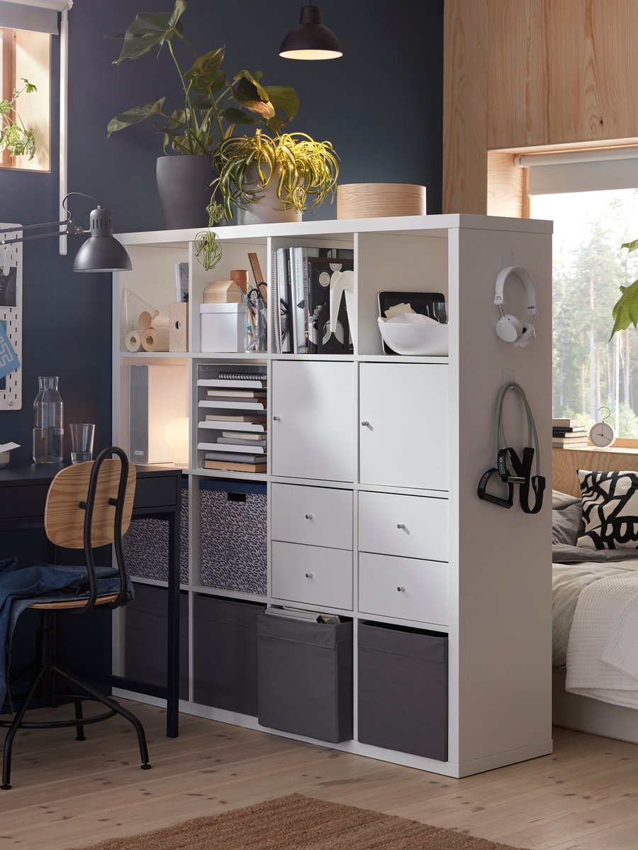 IKEA KALLAX kast kinderkamer gekleurd