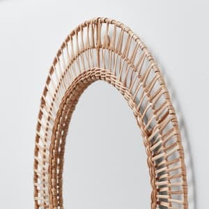 Bloomingville Ronde Rotan Spiegel