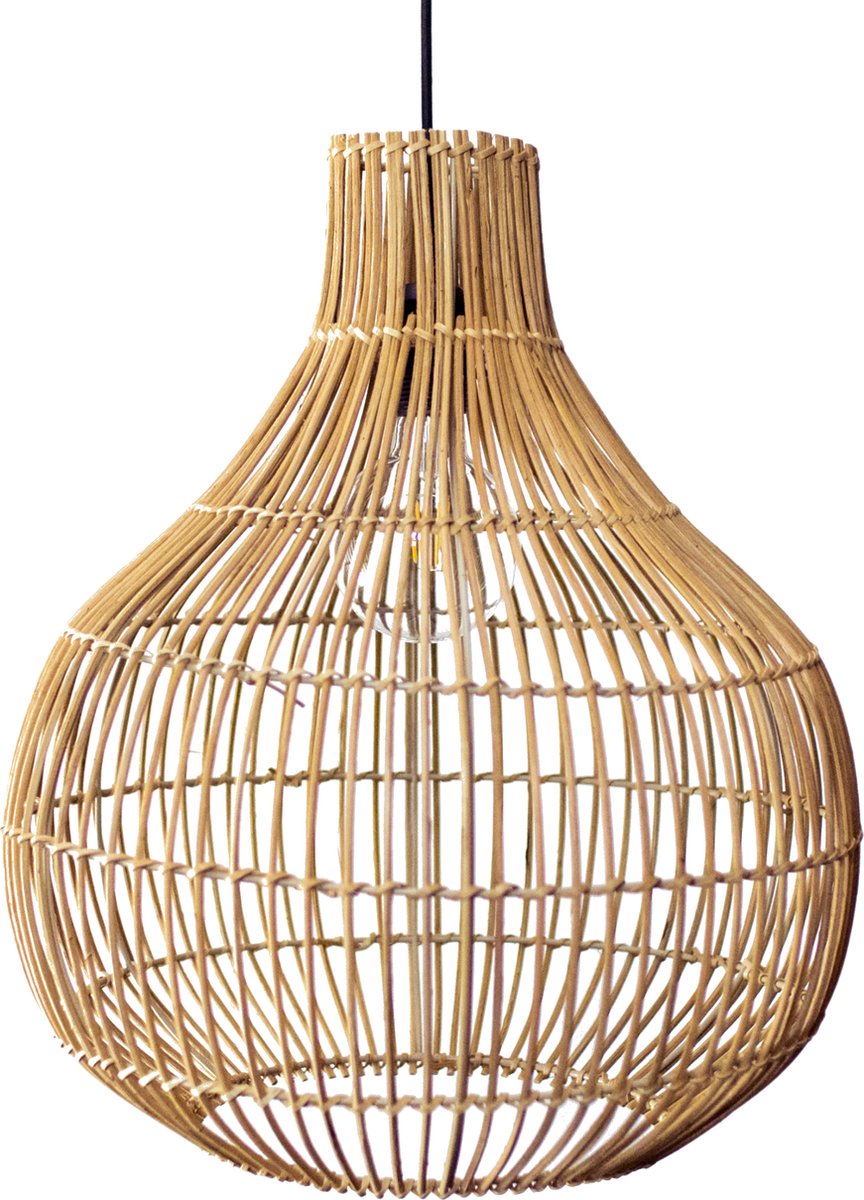 hanglamp rotan naturel