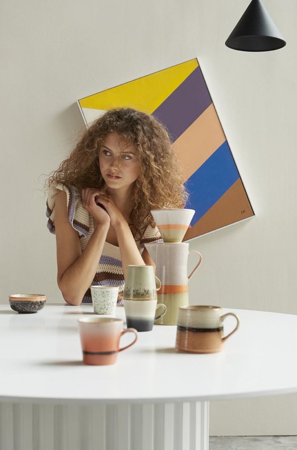 HKliving 70's Keramische Mok