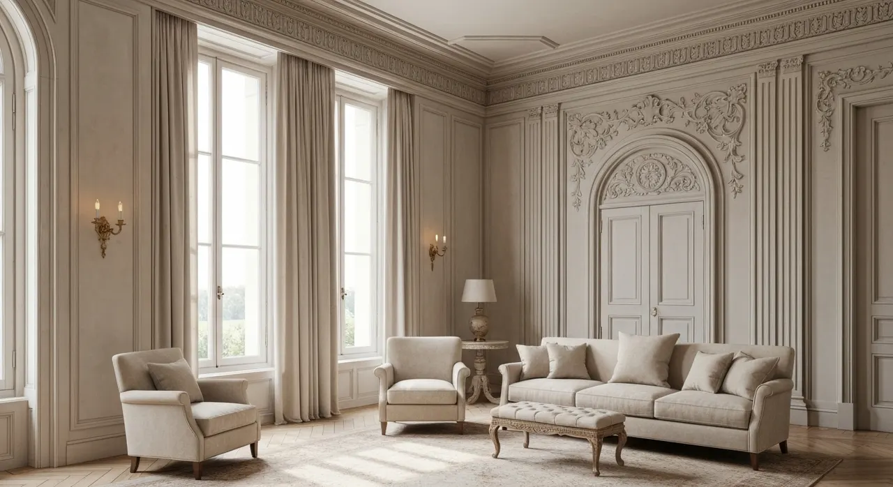 Quiet Luxury Hal - detail van materialen en textuur