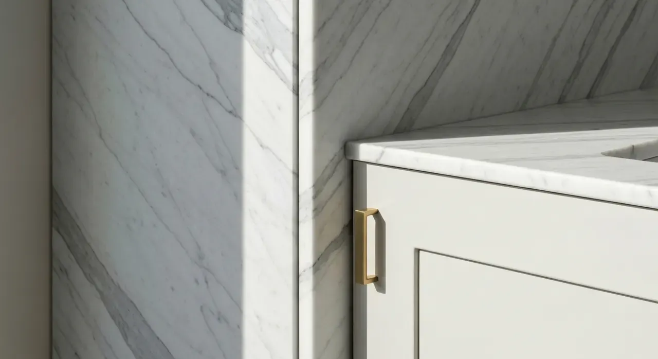 Quiet Luxury Keuken - detail van materialen en textuur