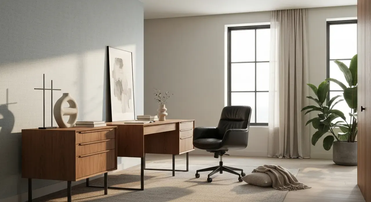 Quiet Luxury werkkamer