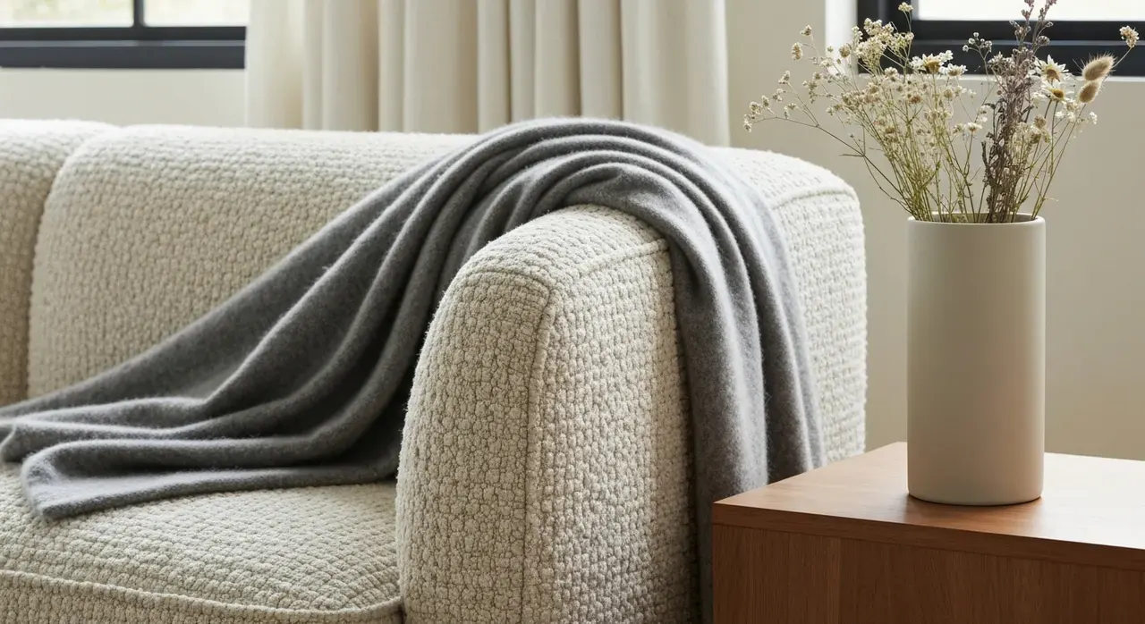 Quiet Luxury Woonkamer - detail van materialen en textuur