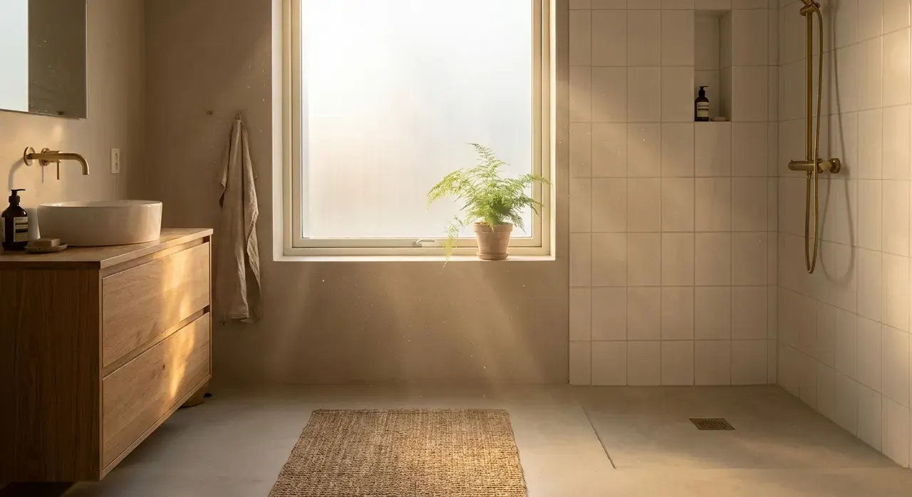 Scandinavisch Badkamer - ochtendlicht