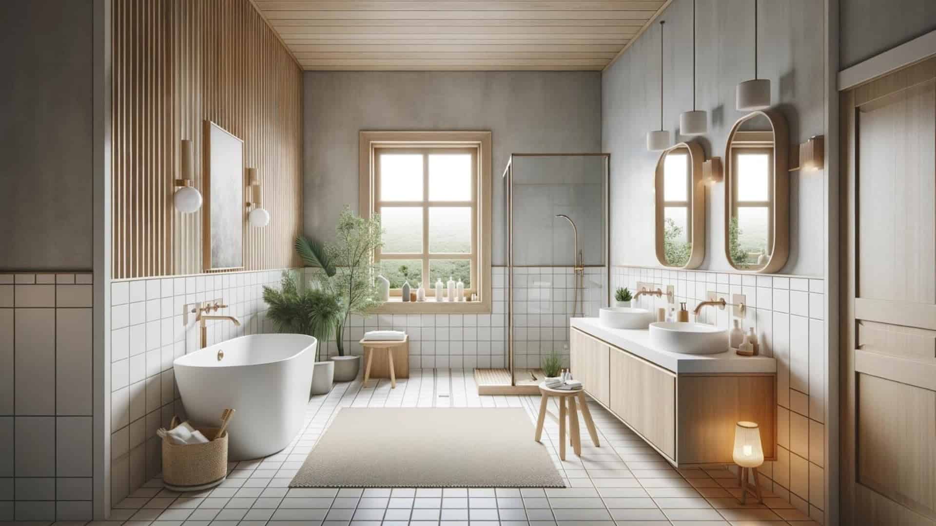 Scandinavisch Badkamer - sfeervolle badkamer 1