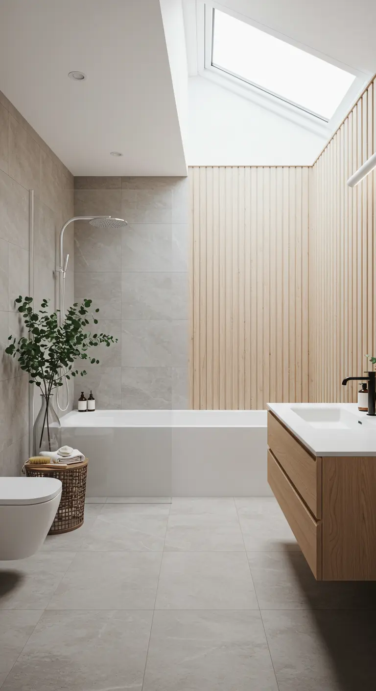 Scandinavisch Badkamer - sfeervolle badkamer 14