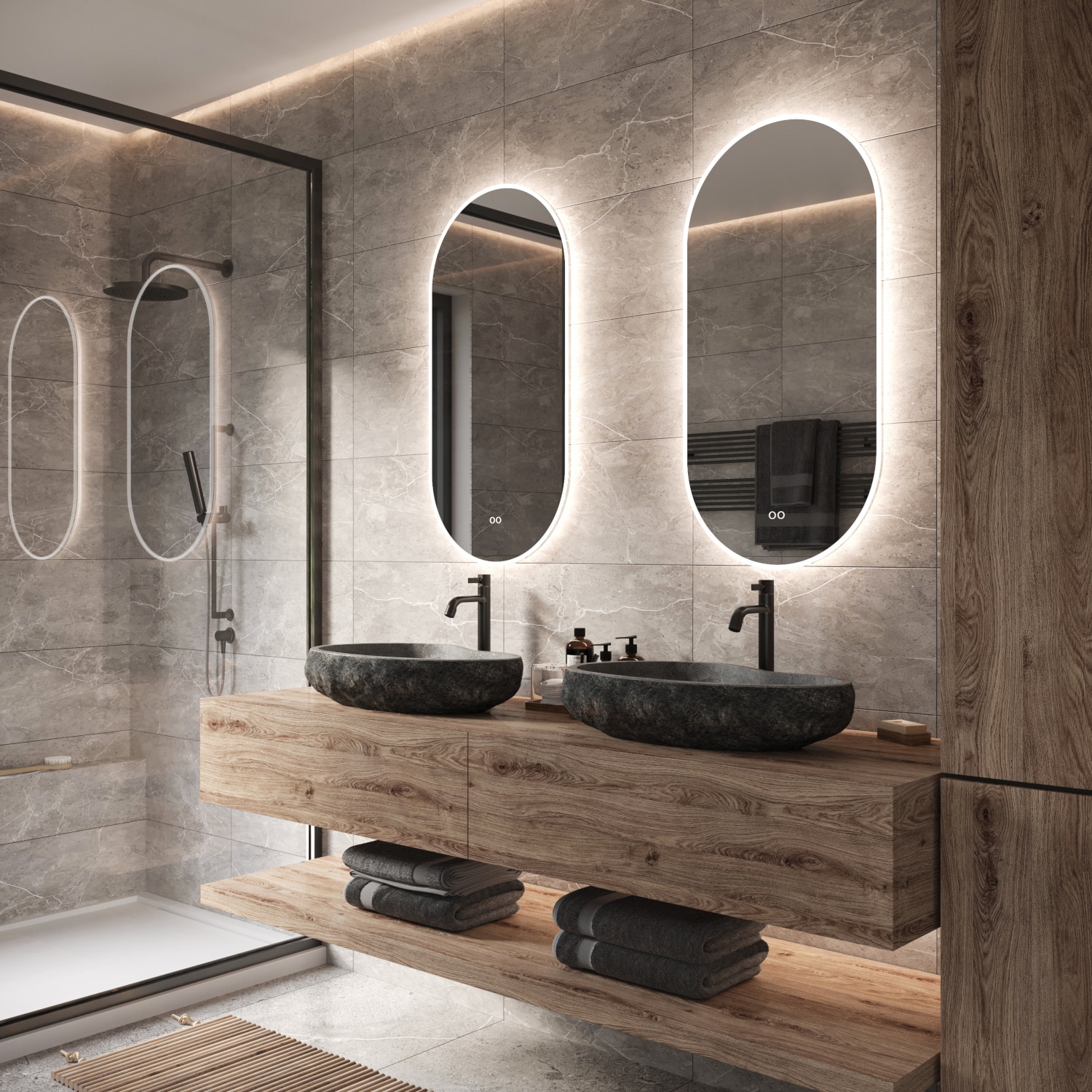 Scandinavisch Badkamer - sfeervolle badkamer 19