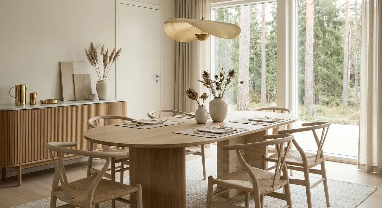 Scandinavisch Eetkamer - luxe variant