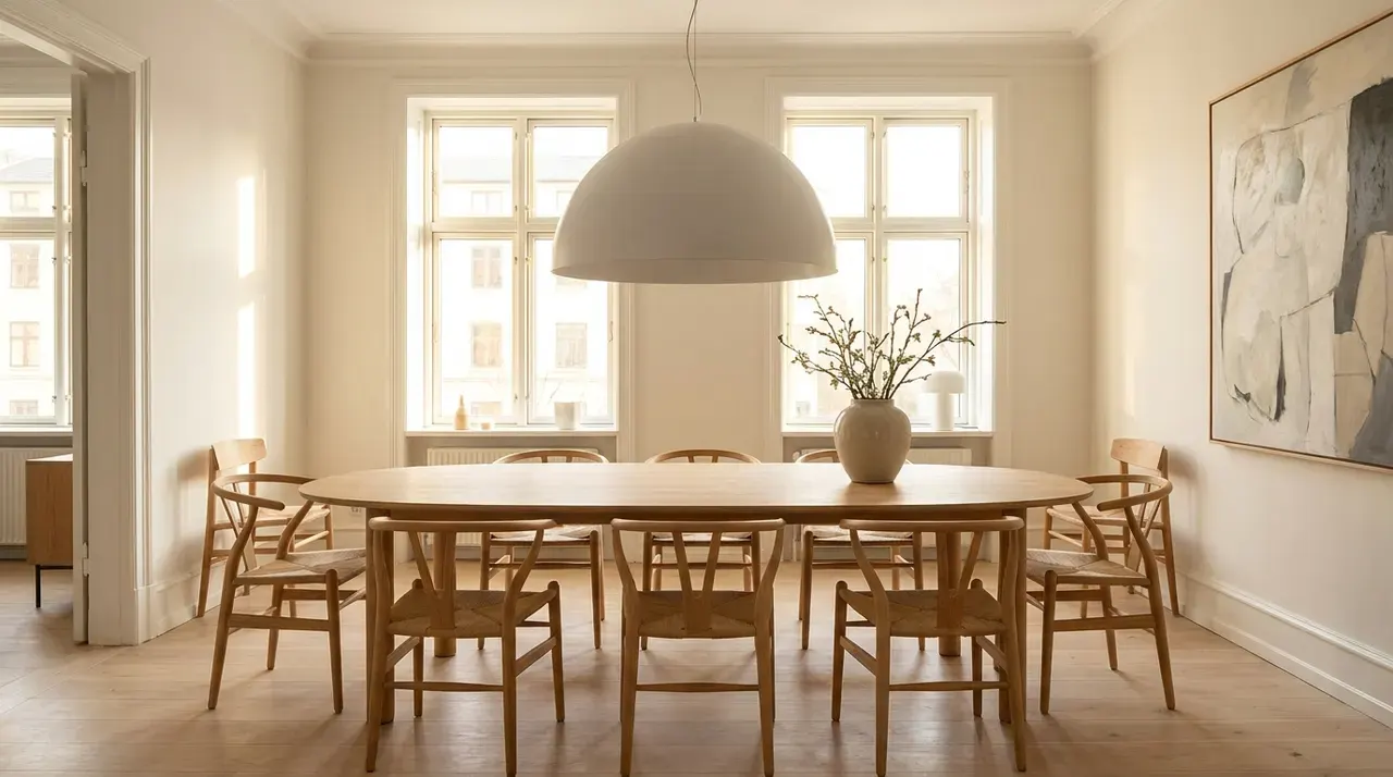 Scandinavisch eetkamer