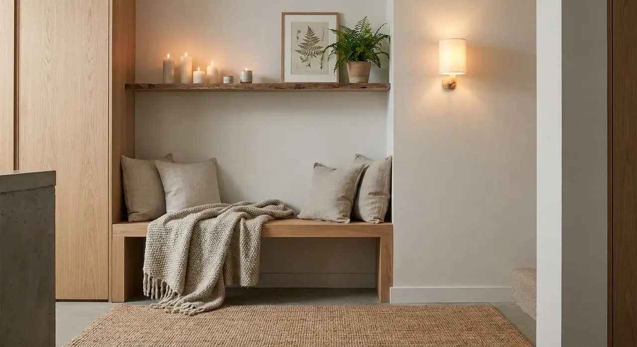 Scandinavisch Hal - sfeervol hoekje