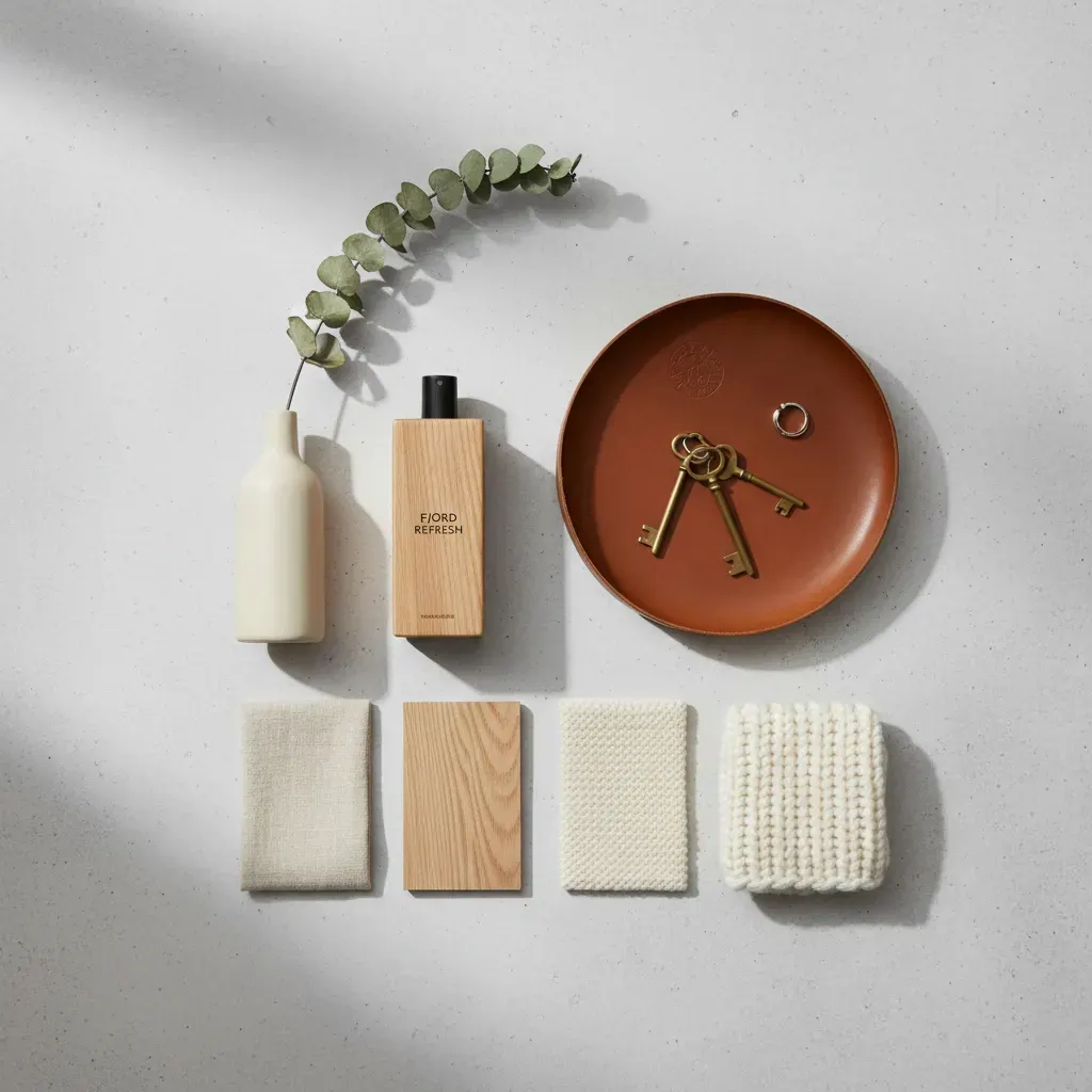 Scandinavisch Hal - inrichting en decoratie