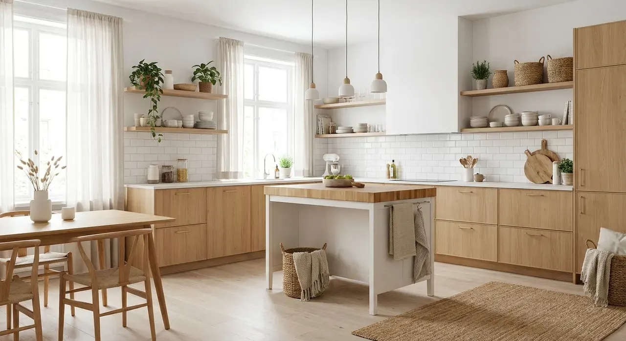 Scandinavisch Keuken - budgetvriendelijke look