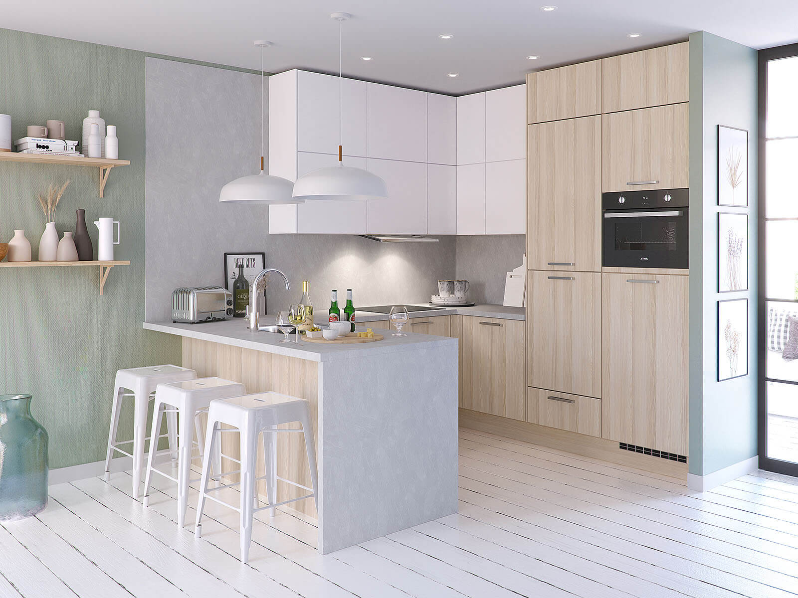 Scandinavisch Keuken - sfeervolle keuken 4