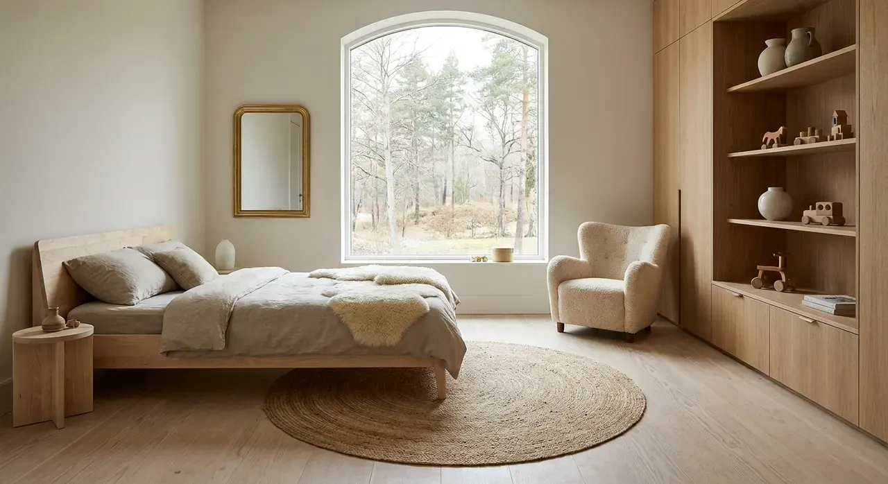 Scandinavisch Kinderkamer - luxe variant