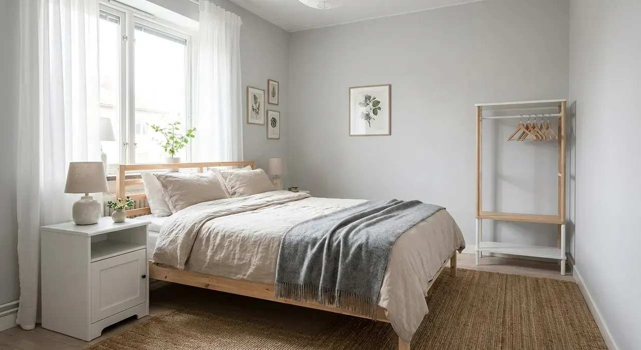 Scandinavisch Slaapkamer - budgetvriendelijke look