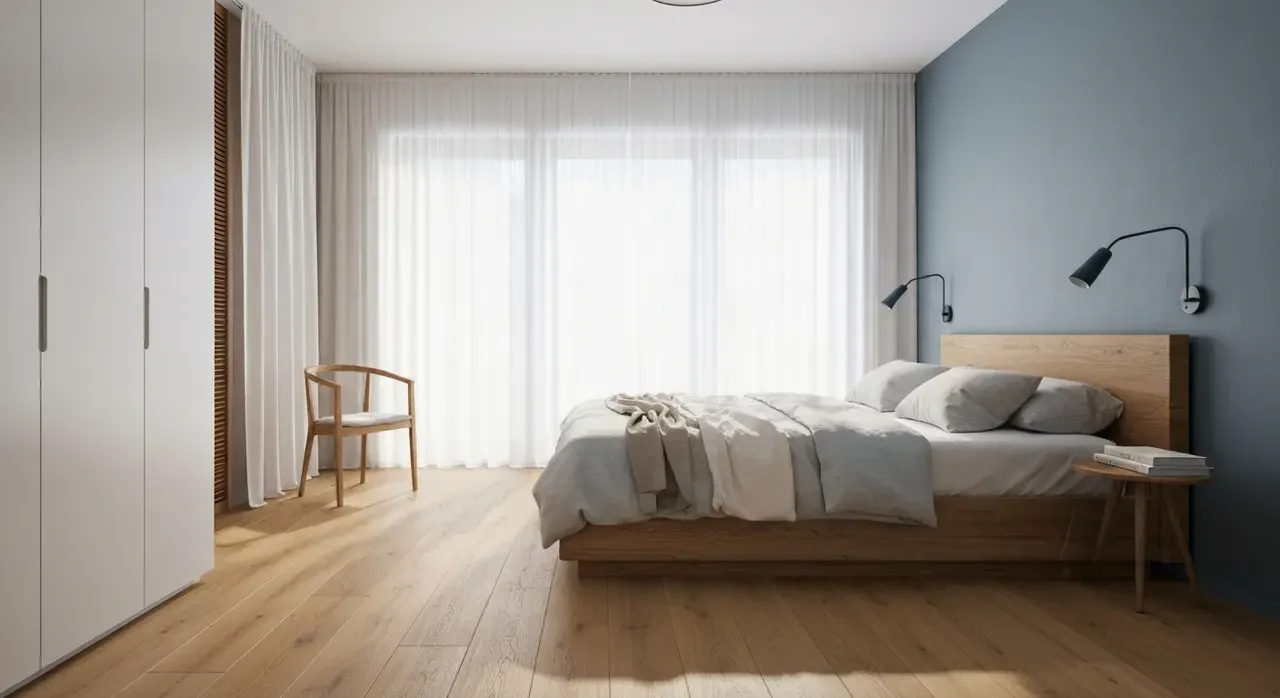 Scandinavisch slaapkamer