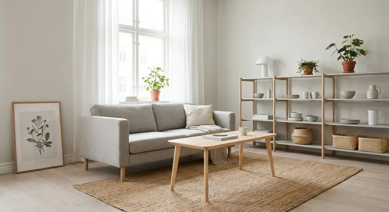 Scandinavisch Woonkamer - budgetvriendelijke look