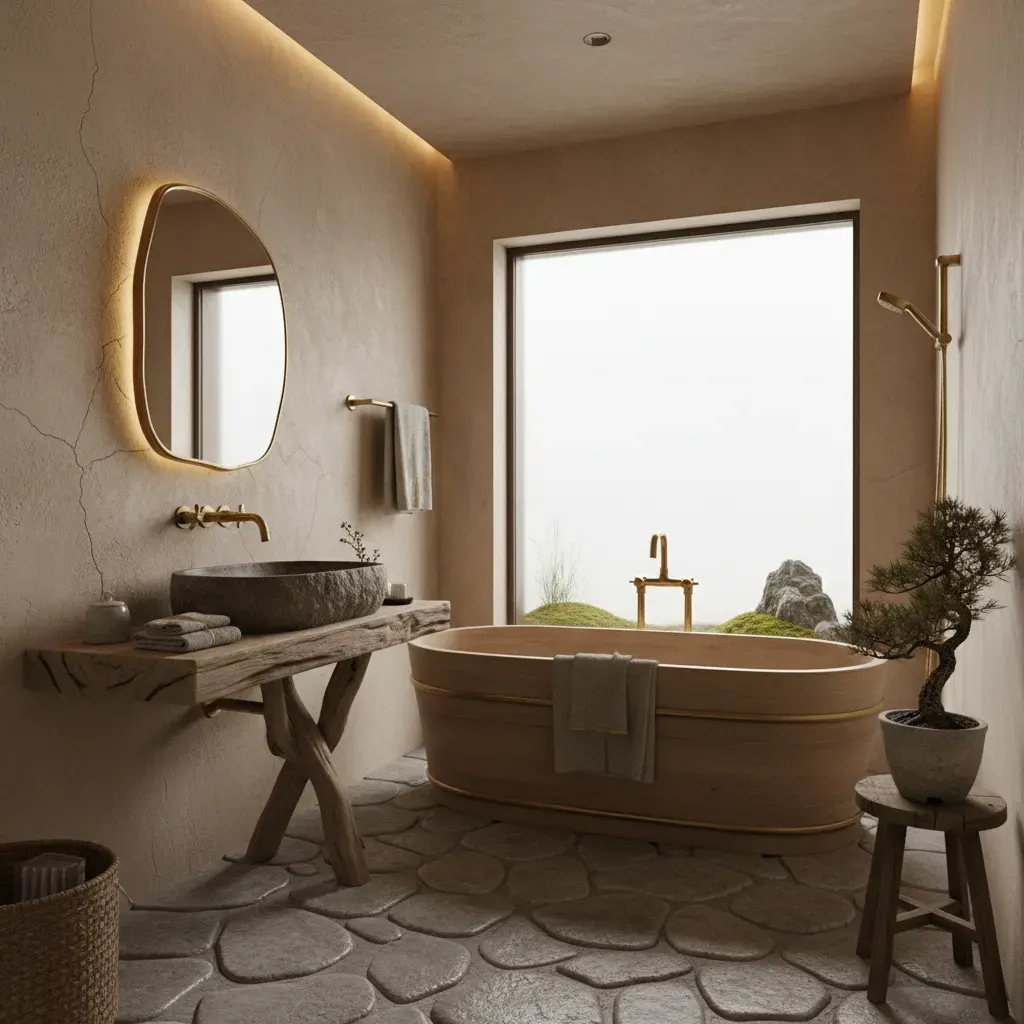 Wabi-Sabi Badkamer - luxe variant