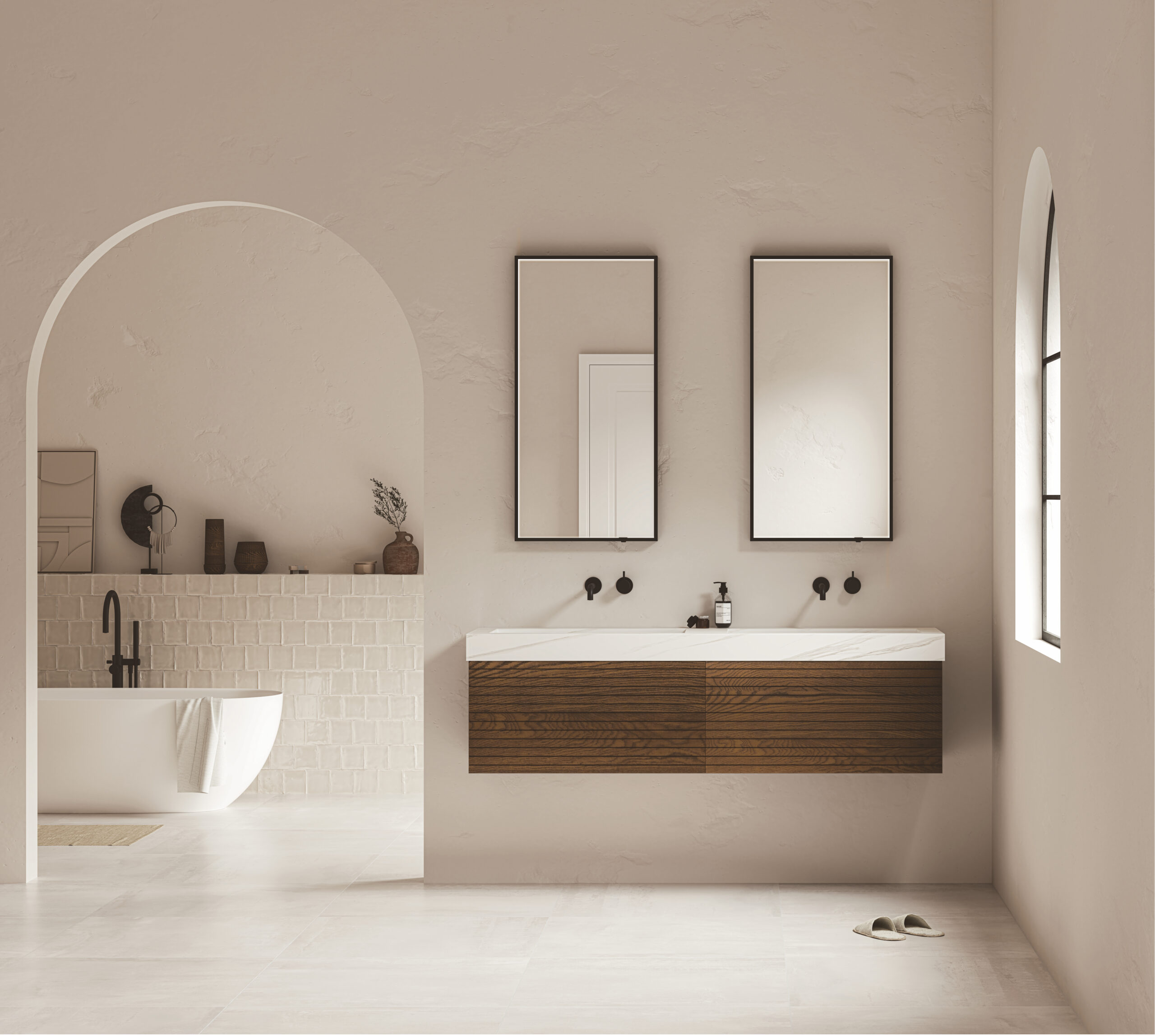 Wabi-Sabi Badkamer - sfeervolle badkamer 16