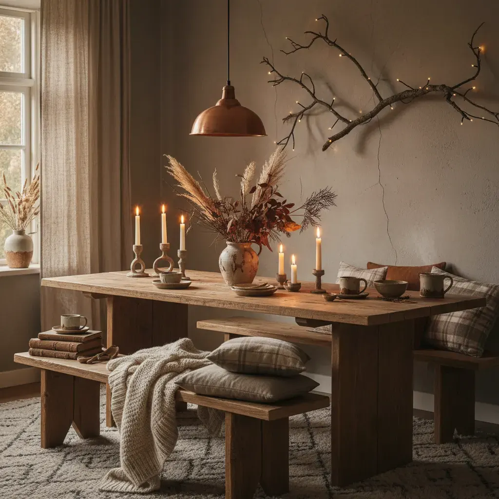 Wabi-Sabi Eetkamer - seizoensvariant