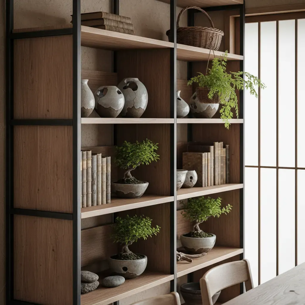 Wabi-Sabi Eetkamer - rekken en opbergen