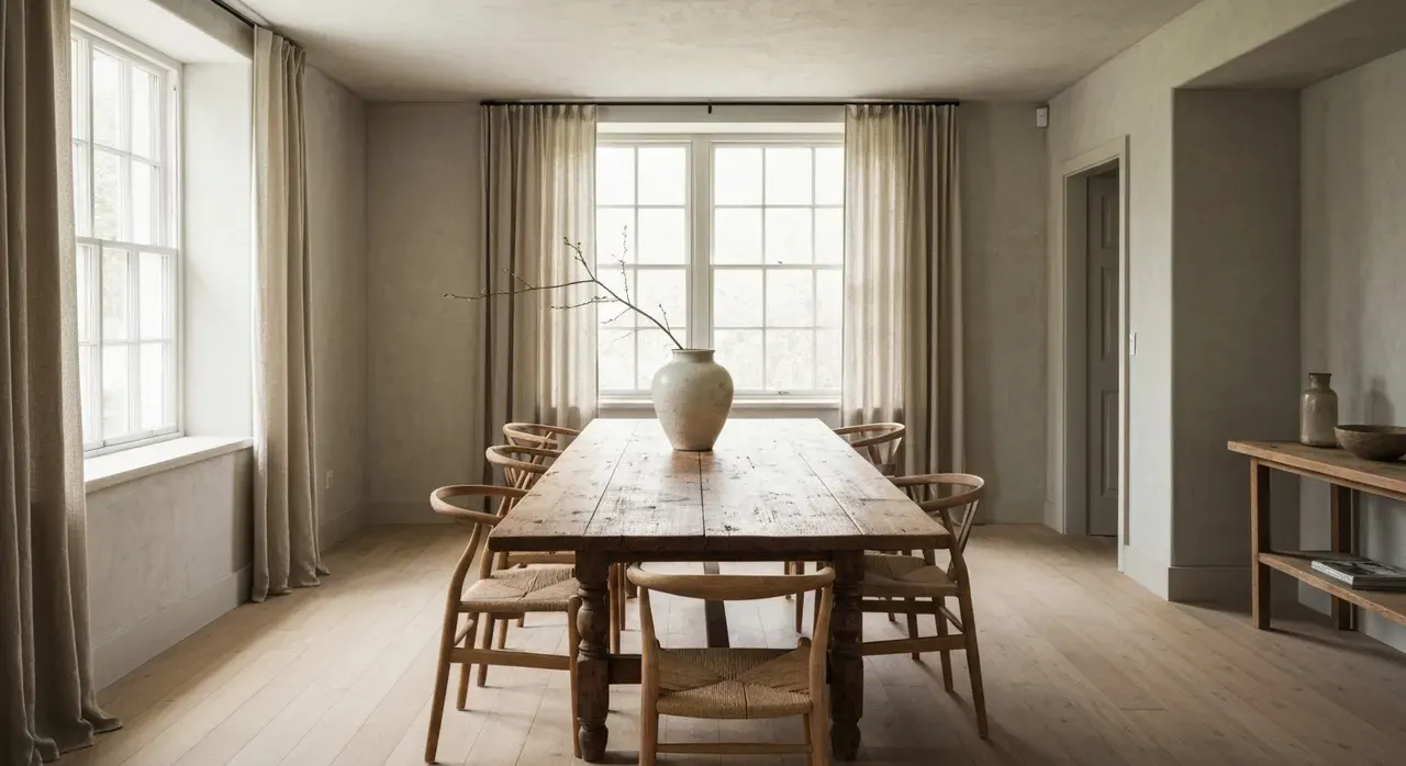 Wabi-Sabi eetkamer