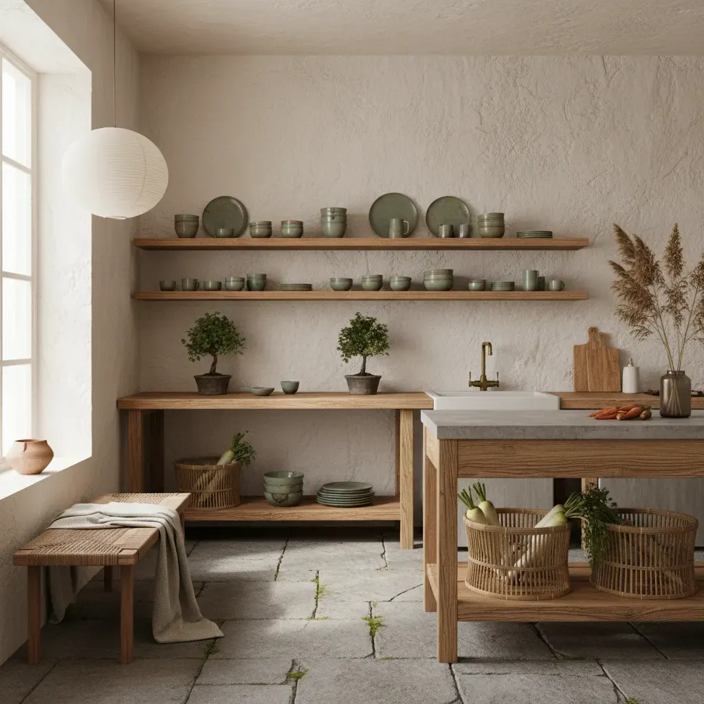 Wabi-Sabi Keuken - budgetvriendelijke look