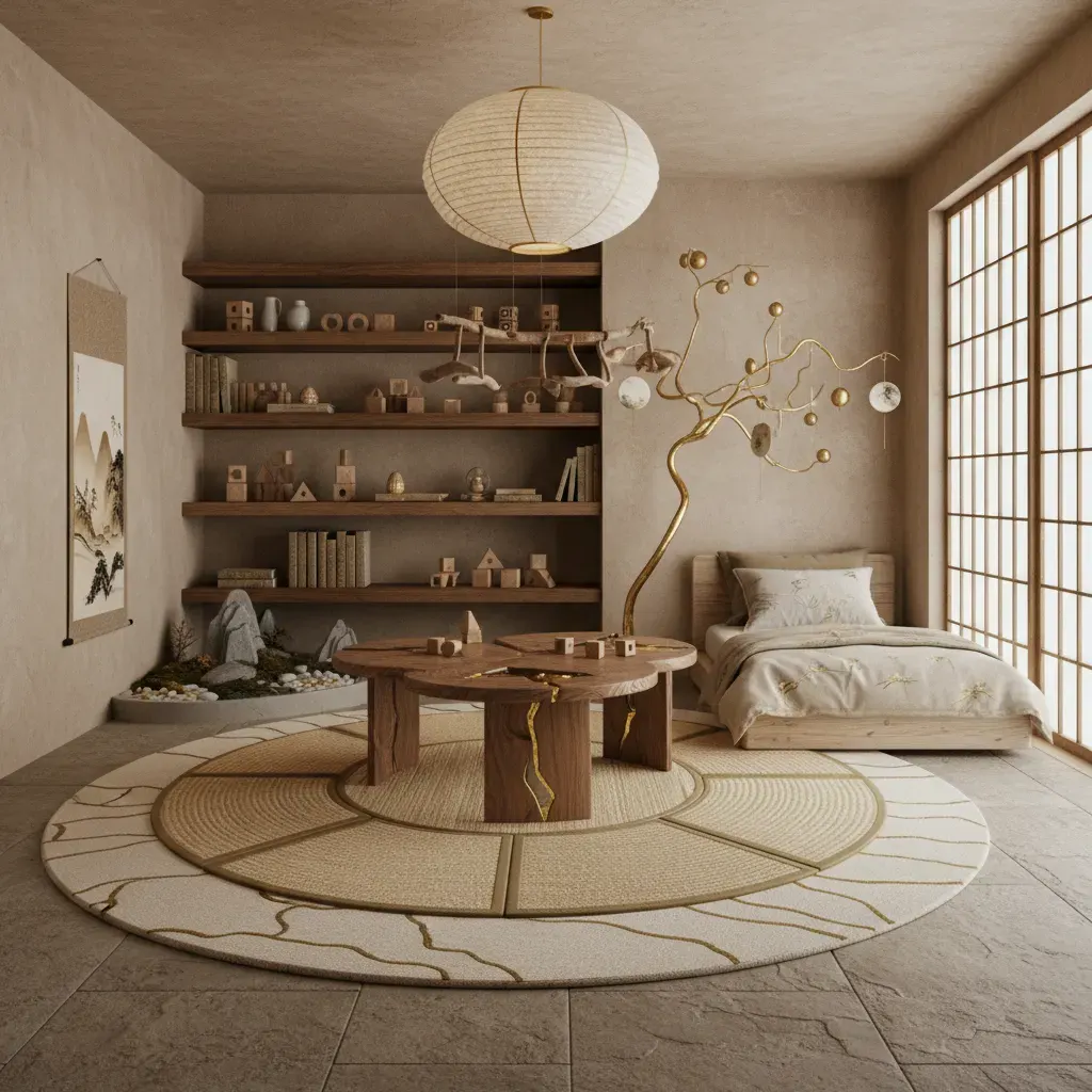 Wabi-Sabi Kinderkamer - luxe variant
