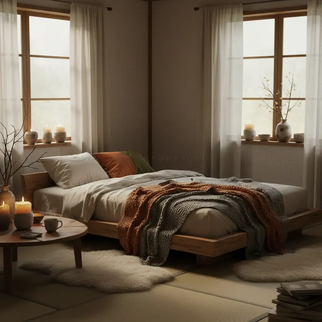 Wabi-Sabi Slaapkamer - seizoensvariant