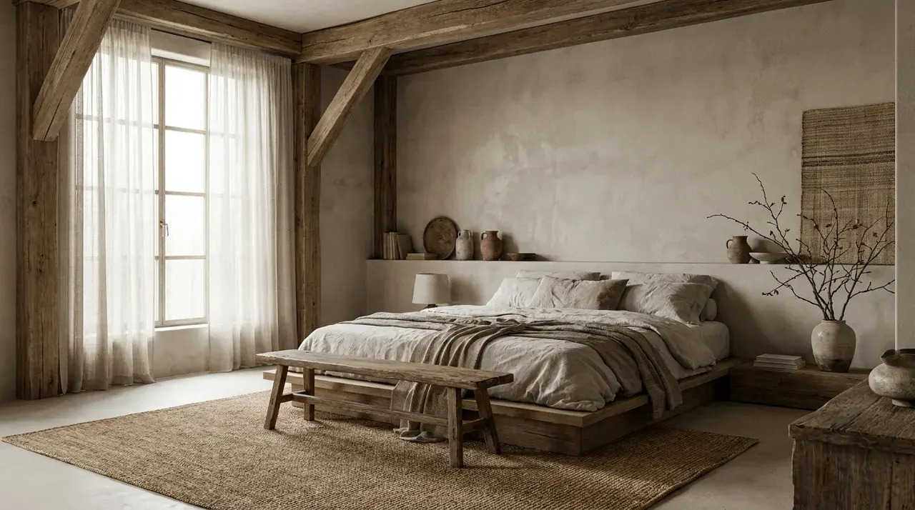 Wabi-Sabi slaapkamer