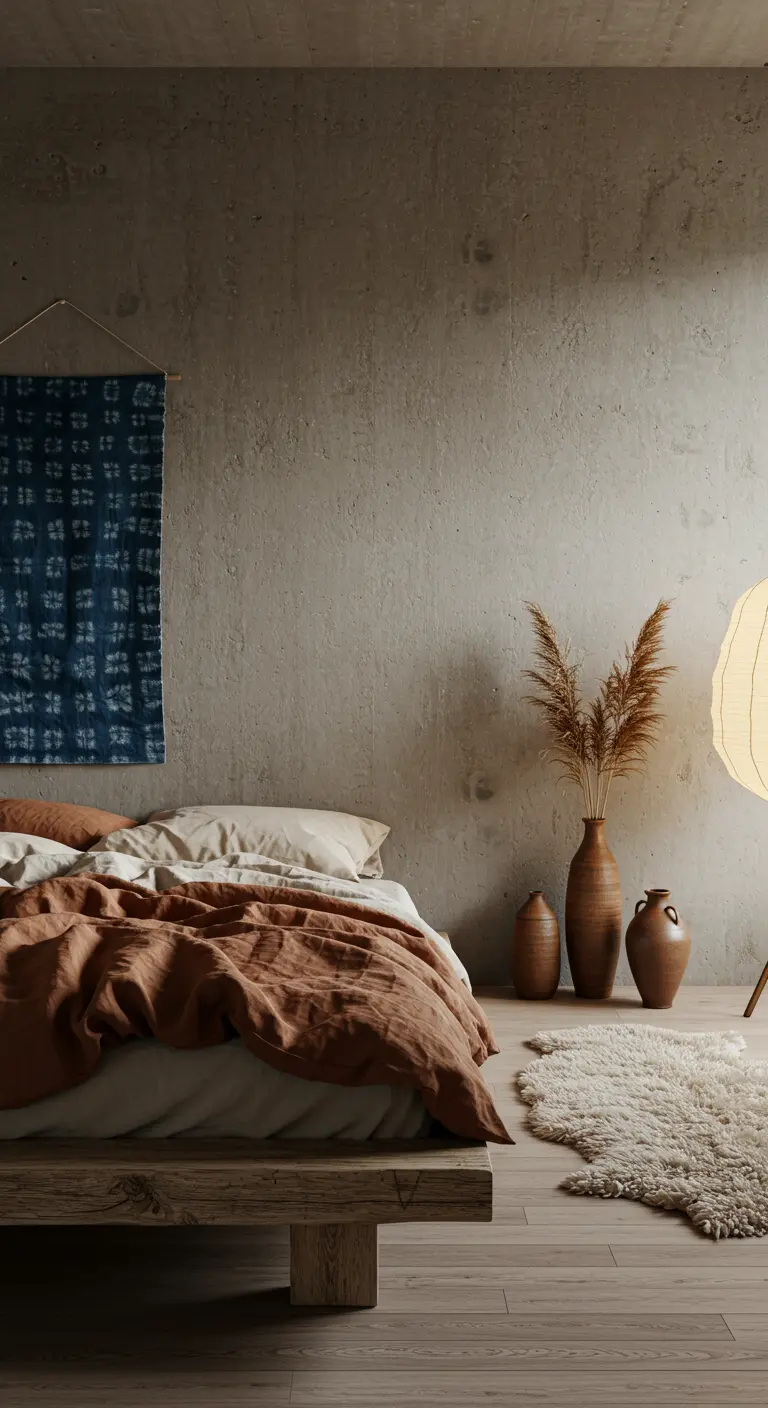 Wabi-Sabi Slaapkamer - sfeervolle slaapkamer 11