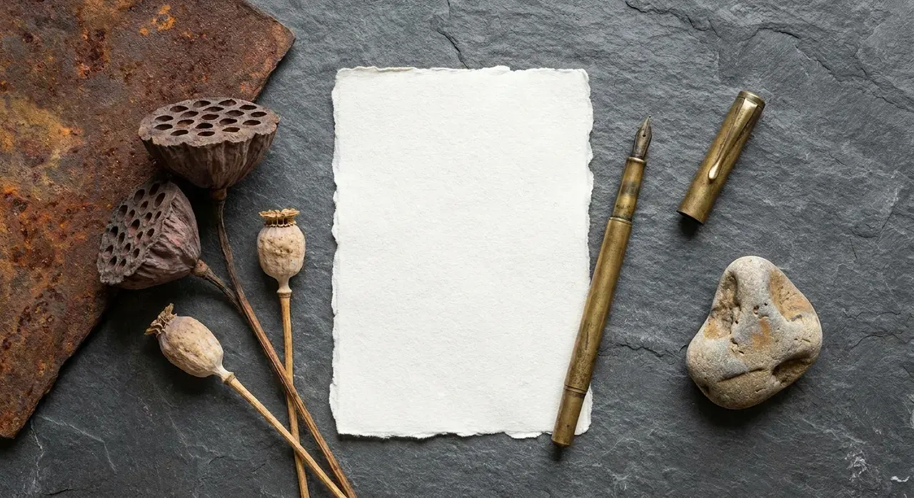 Wabi-Sabi Werkkamer - inrichting en decoratie