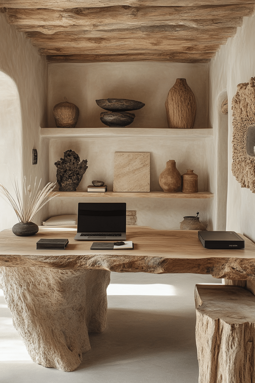 Wabi-Sabi Werkkamer - sfeervolle werkkamer 7