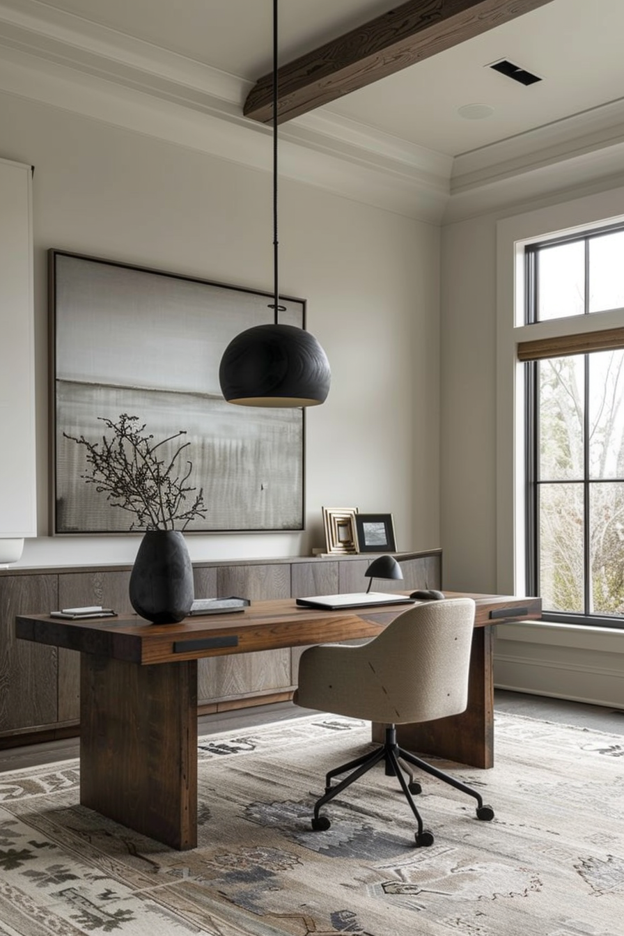 Wabi-Sabi Werkkamer - sfeervolle werkkamer 8